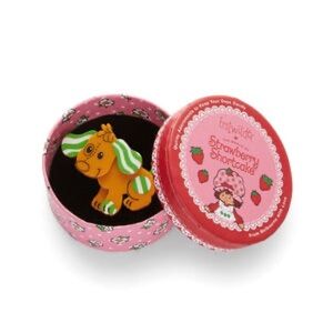 NIB “Pup Cake” mini brooch , by Erstwilder. Released May 12,2025